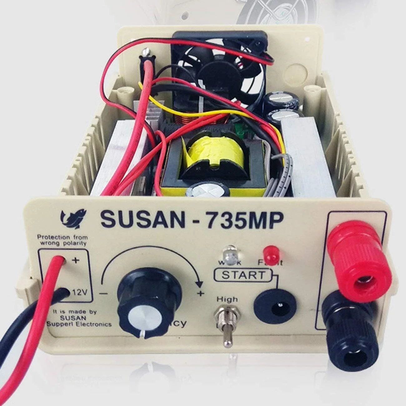 اینورتر 600 واتی پرقدرت مدل SUSAN-735MP، اینورتر برق تجهیزات الکتریکی با فن خنک کننده، دستگاه ماهیگیری اینورتر 600 واتی پرقدرت مدل SUSAN-735MP، اینورتر برق تجهیزات الکتریکی با فن خنک کننده، دستگاه ماهیگیری