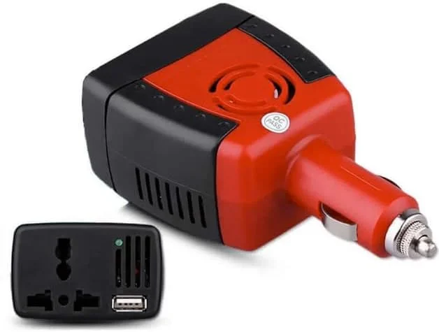 اینورتر USB فندکی خودرو STS® (200W) (12V به AC 220V/110V) اینورتر برق خودرو چند منظوره شارژر USB خودرو آداپتور مبدل ولتاژ خودکار قابل حمل برای لوازم جانبی الکترونیکی. ((200 وات))