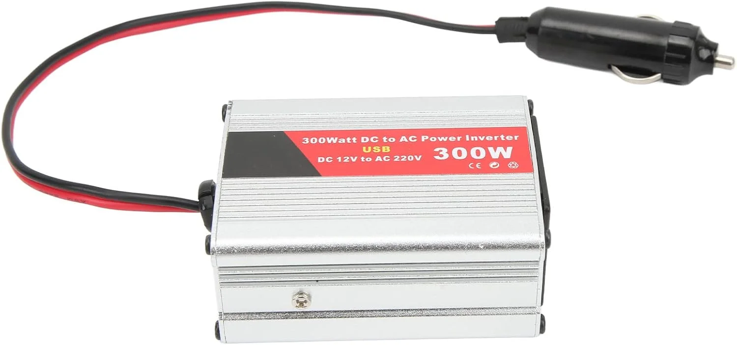 اینورتر برق خودرو DC 12V به AC 220V شارژر USB محافظت ولتاژ بالا 300W اینورتر برق خودرو برای تلفن همراه لامپ (مدل فندکی خودرو) اینورتر برق خودرو DC 12V به AC 220V شارژر USB محافظت ولتاژ بالا 300W اینورتر برق خودرو برای تلفن همراه لامپ (مدل فندکی خودرو)