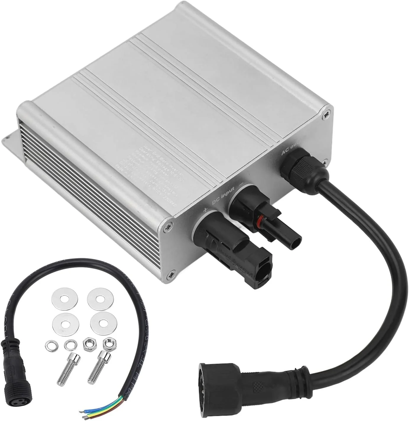 میکرو اینورتر خورشیدی DAUZ، ضد آب 120V AC230V با موج سینوسی خالص و فشرده برای پنل PV (180W)