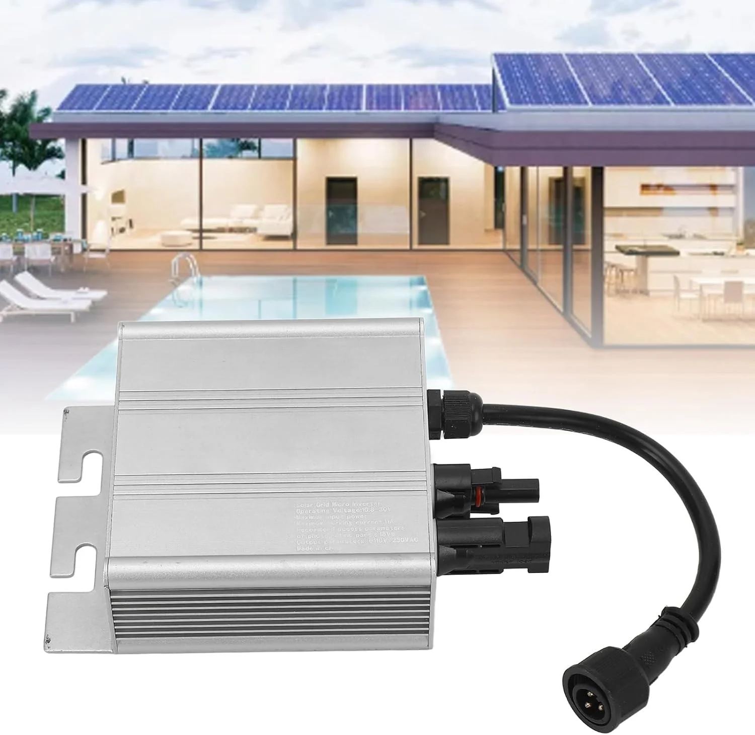 میکرو اینورتر خورشیدی DAUZ، ضد آب 120V AC230V با موج سینوسی خالص و فشرده برای پنل PV (180W) میکرو اینورتر خورشیدی DAUZ، ضد آب 120V AC230V با موج سینوسی خالص و فشرده برای پنل PV (180W)