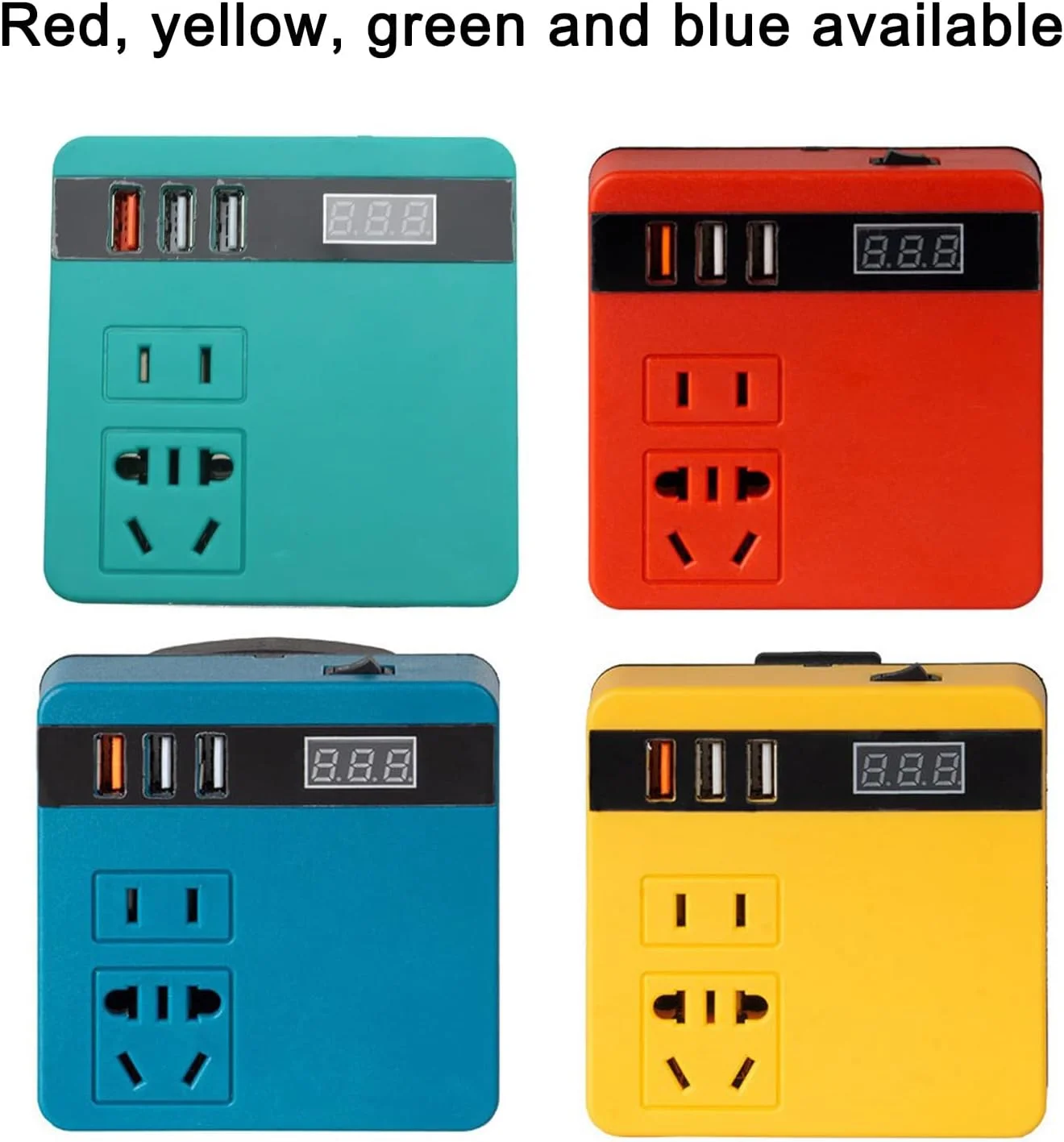 اینورتر باتری لیتیومی Fuvan 120W، اینورتر باتری لیتیومی چند منظوره، اینورتر باتری ابزار لیتیومی 21 ولت به 220 ولت AC، اینورتر دو موتوره هوشمند با محافظت چندگانه به همراه نمایشگر ولتاژ