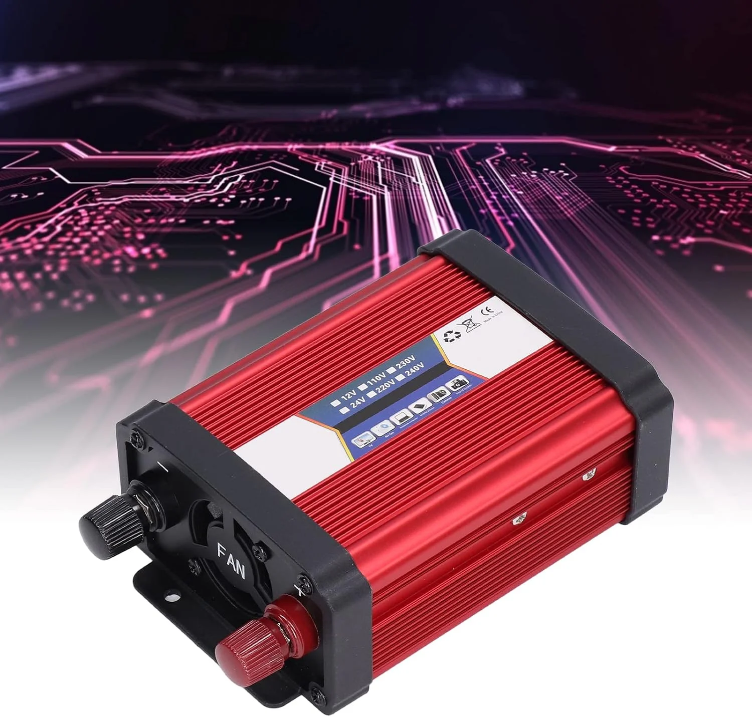 مبدل برق خودرو Eujgoov، اینورتر سینوسی اصلاح شده، مبدل برق DC USB، اینورتر خورشیدی برای خودرو 1000 وات (12 ولت به 220 ولت) مبدل برق خودرو Eujgoov، اینورتر سینوسی اصلاح شده، مبدل برق DC USB، اینورتر خورشیدی برای خودرو 1000 وات (12 ولت به 220 ولت)