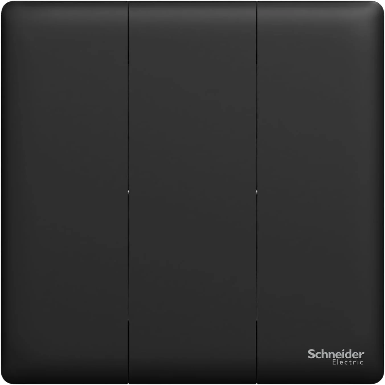 کلید یک پل سه پل Schneider Electric Unica X، 16 آمپر، 250 ولت، مشکی جت