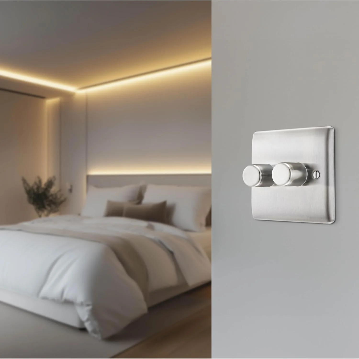 کلید دیمر دوبل جنرال الکتریکال BG کلید دیمر دوبل جنرال الکتریکال BG