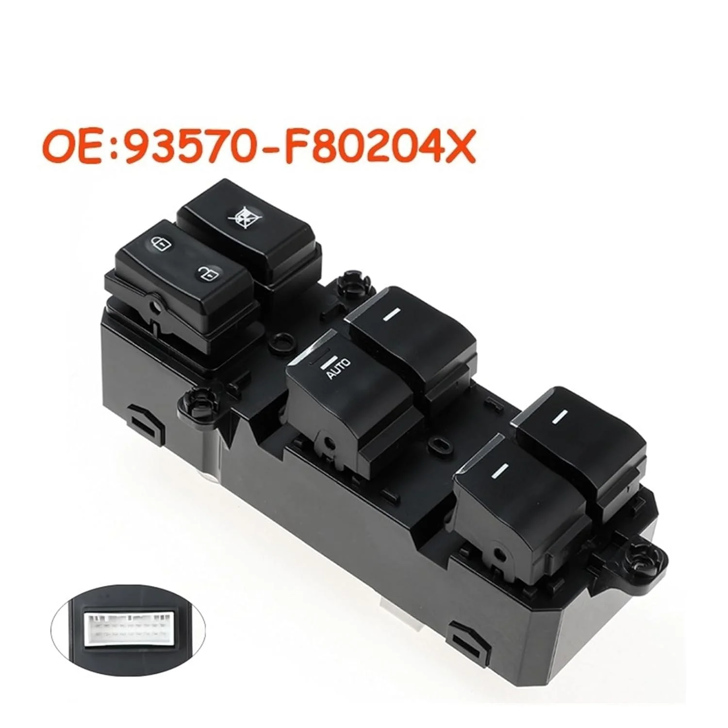 کلید کنترل اصلی شیشه بالابر برقی خودرو، لوازم جانبی خودرو، 93570-F80204X 93570F80204X مناسب برای هیوندای توسان 2015 2016 2017 2018 2019 2020