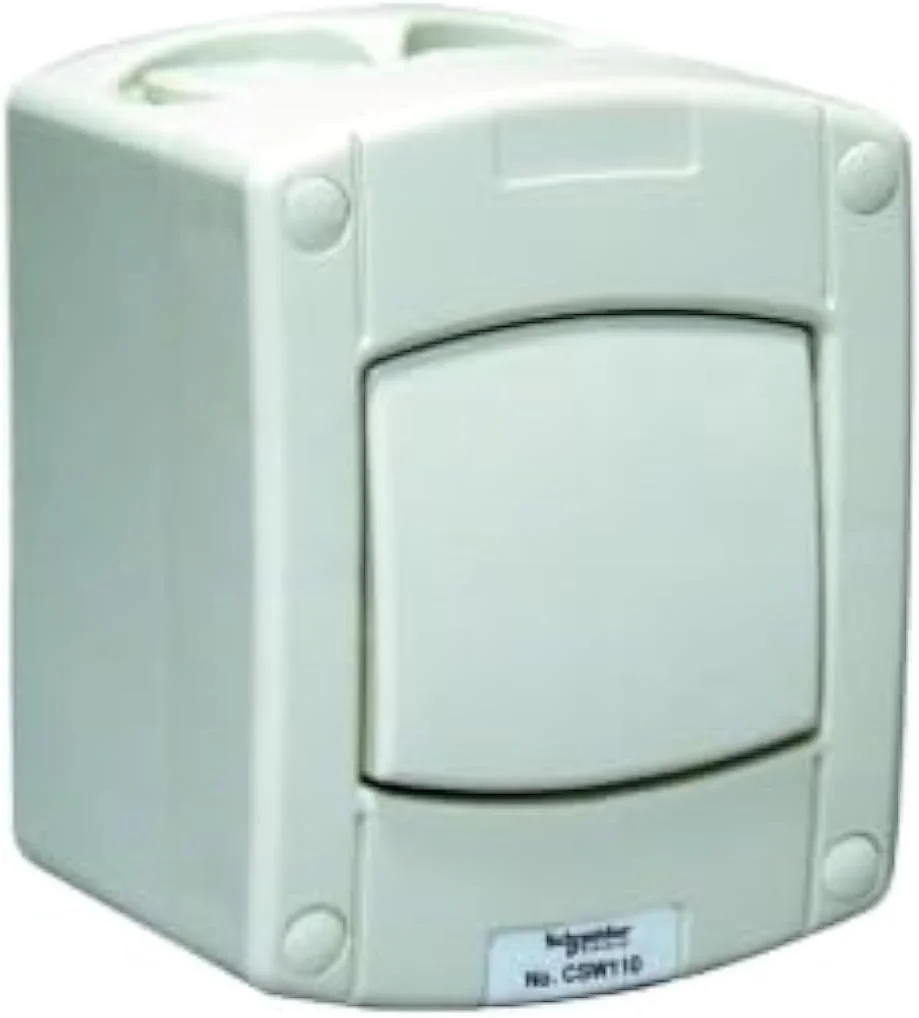 کلید ضد آب اشنایدر الکتریک کاواچا، 1 پل، 10AX 250V، IP66، مدل CSW110