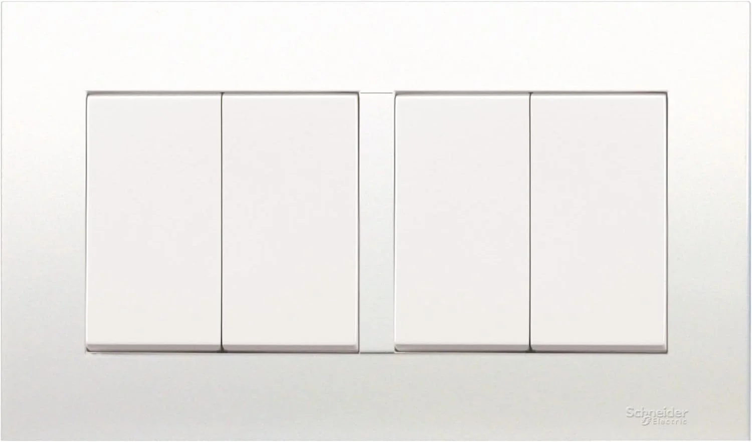 کلید یک پل 4 پل Schneider Electric Vivace 16AX 250V، سفید