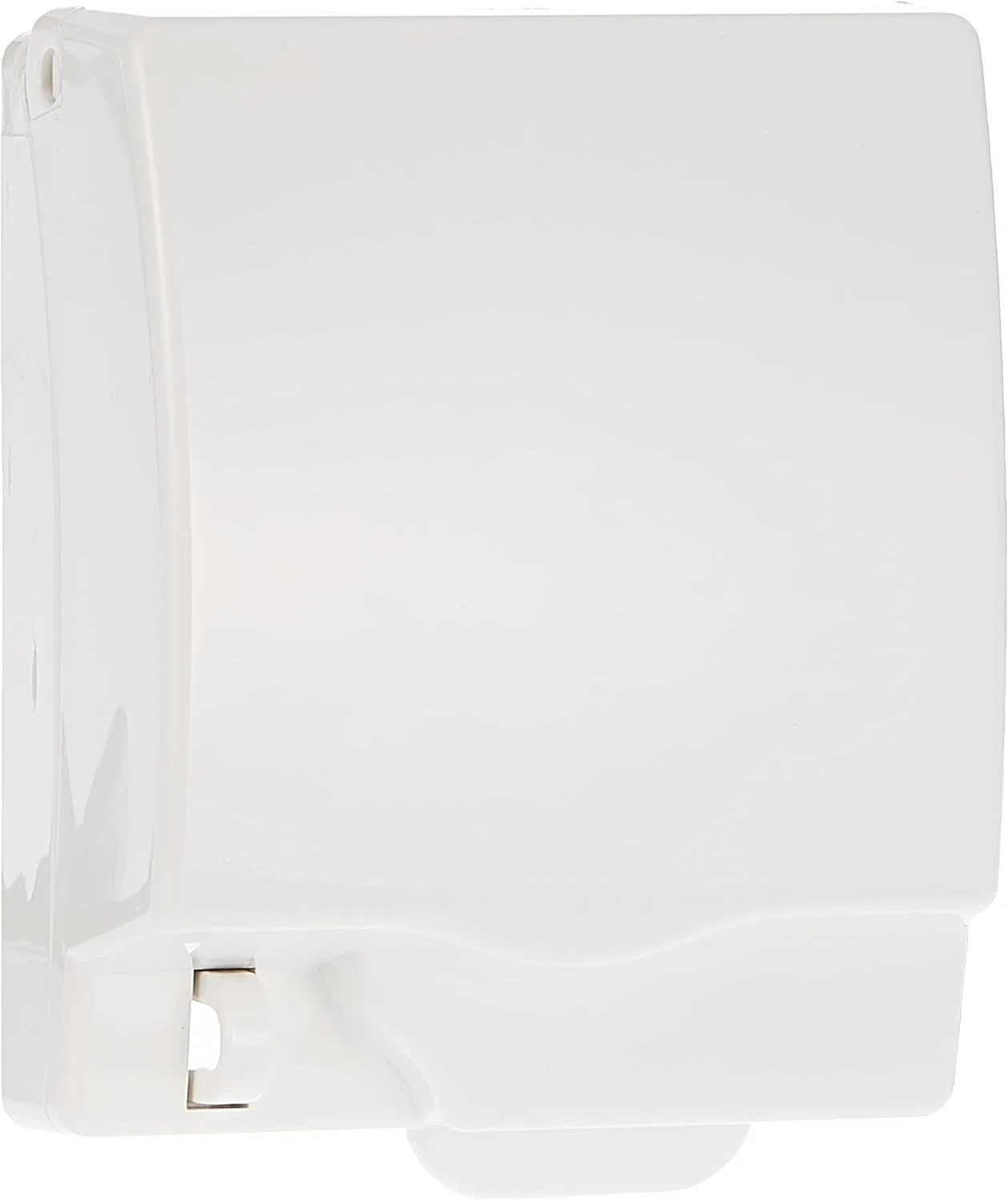 محافظ پریز برق تک خانه اشنایدر الکتریک مدل E223R_WE، ضد آب و هوا، سفید، IP55
