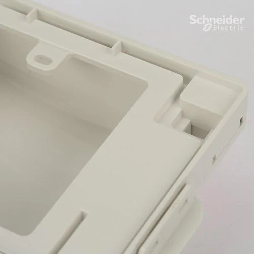 محافظ پریز برق تک خانه اشنایدر الکتریک مدل E223R_WE، ضد آب و هوا، سفید، IP55 محافظ پریز برق تک خانه اشنایدر الکتریک مدل E223R_WE، ضد آب و هوا، سفید، IP55