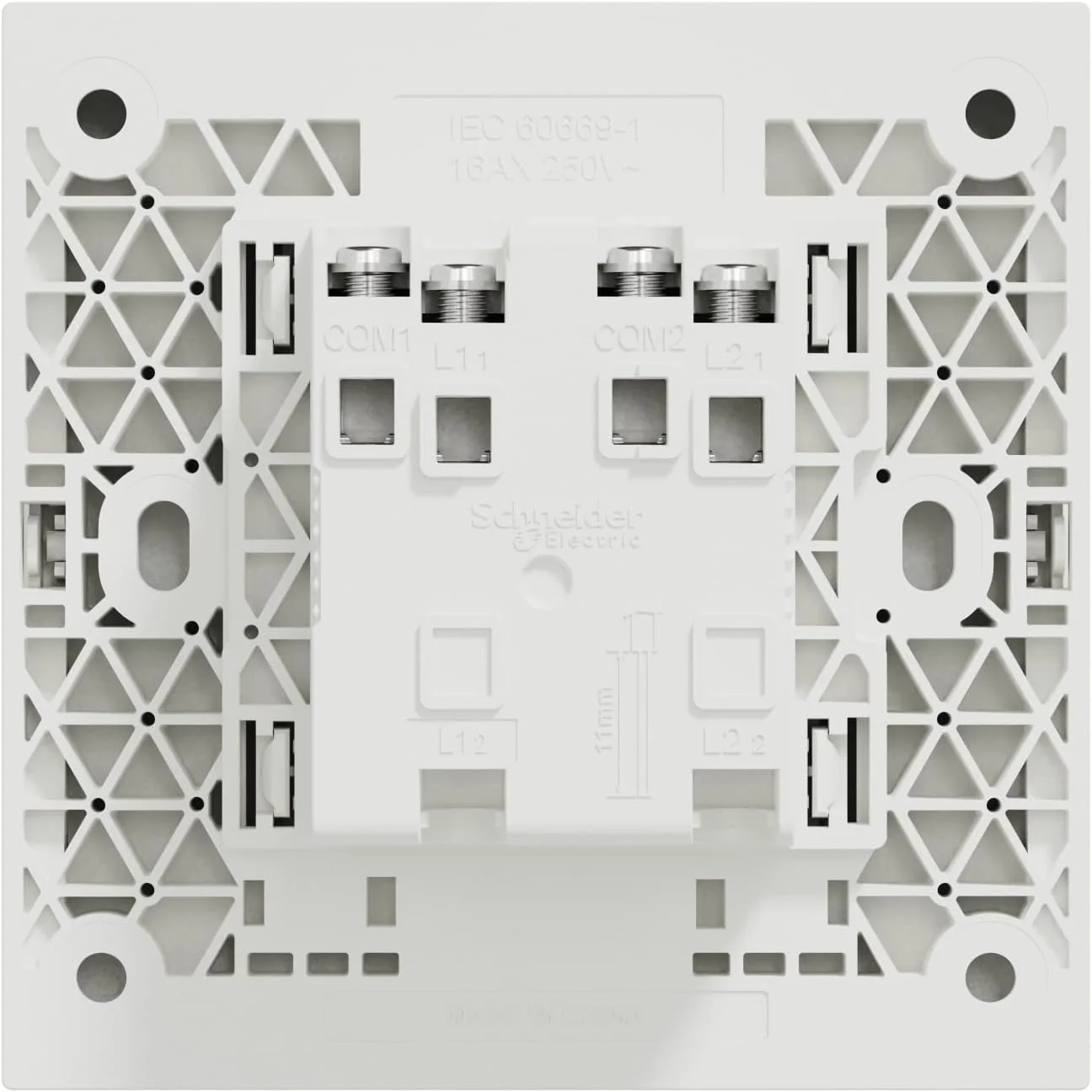 کلید دو پل اشنایدر الکتریک آواتارOn C، 16AX 250V، سفید، E8732L1F_WE کلید دو پل اشنایدر الکتریک آواتارOn C، 16AX 250V، سفید، E8732L1F_WE