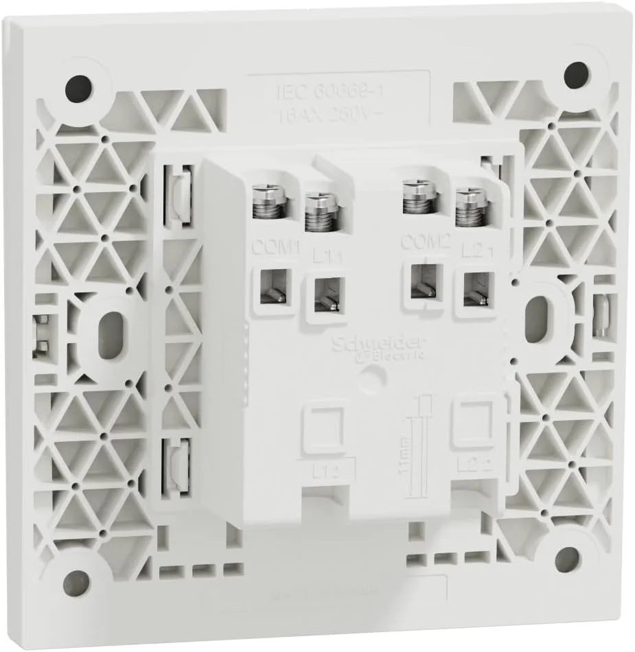 کلید دو پل اشنایدر الکتریک آواتارOn C، 16AX 250V، سفید، E8732L1F_WE کلید دو پل اشنایدر الکتریک آواتارOn C، 16AX 250V، سفید، E8732L1F_WE