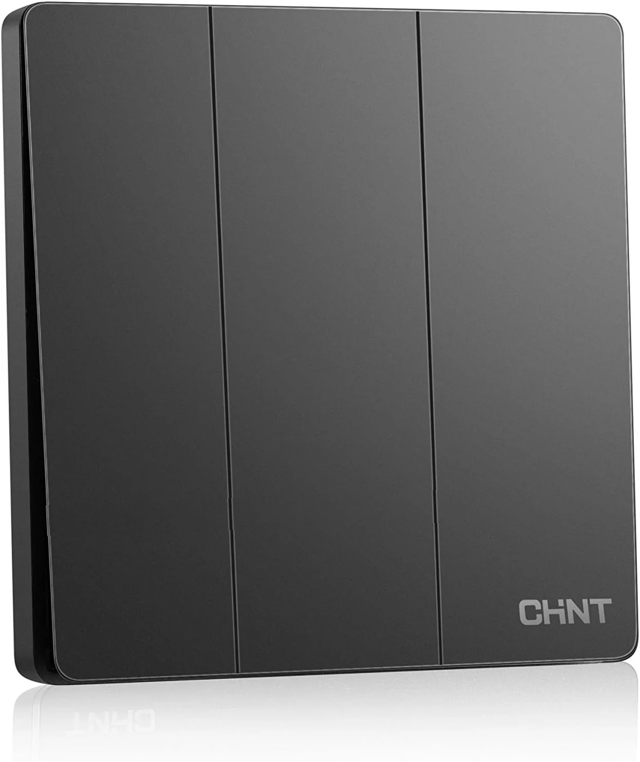 کلید روشنایی دیواری سه پل چینت مدل 2M/2L با جریان 10 آمپر و ولتاژ 250 ولت (خاکستری، مشکی) کلید روشنایی دیواری سه پل چینت مدل 2M/2L با جریان 10 آمپر و ولتاژ 250 ولت (خاکستری، مشکی)