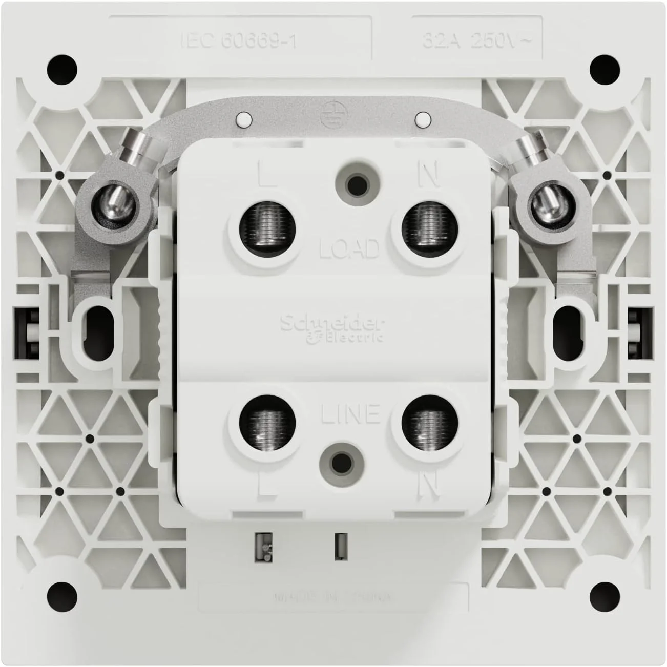 کلید دو پل 45 آمپر تک پل Schneider Electric AvatarOn C، خاکستری تیره، E8731D45N_DG کلید دو پل 45 آمپر تک پل Schneider Electric AvatarOn C، خاکستری تیره، E8731D45N_DG