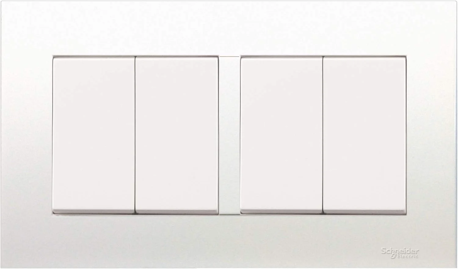 کلید یک پل 4 پل Schneider Electric KB34 Vivace سفید - 16AX - سفید