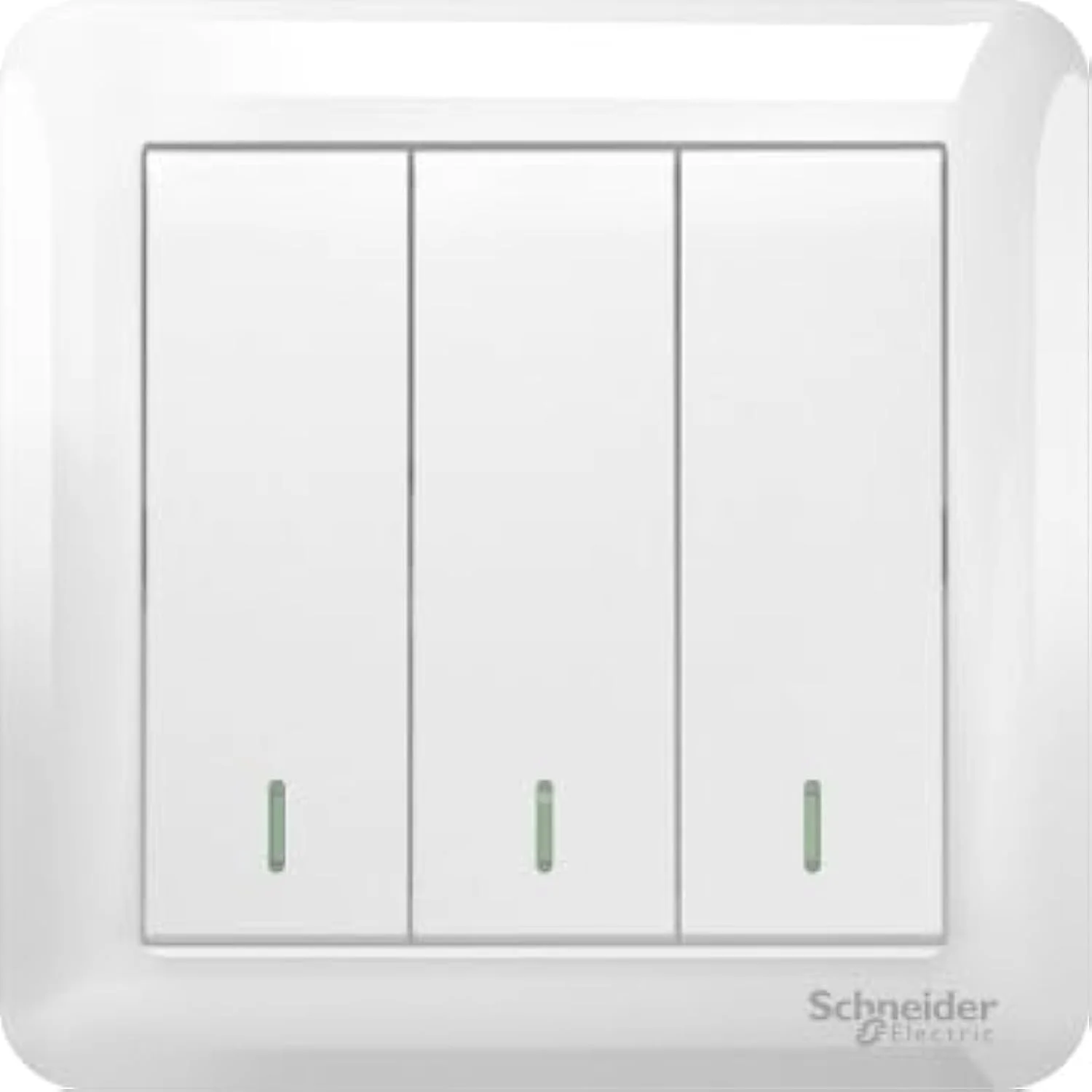 کلید یک پل سه پل Schneider Electric 10AX 250V، سفید - A3G33B1A_WE_G11