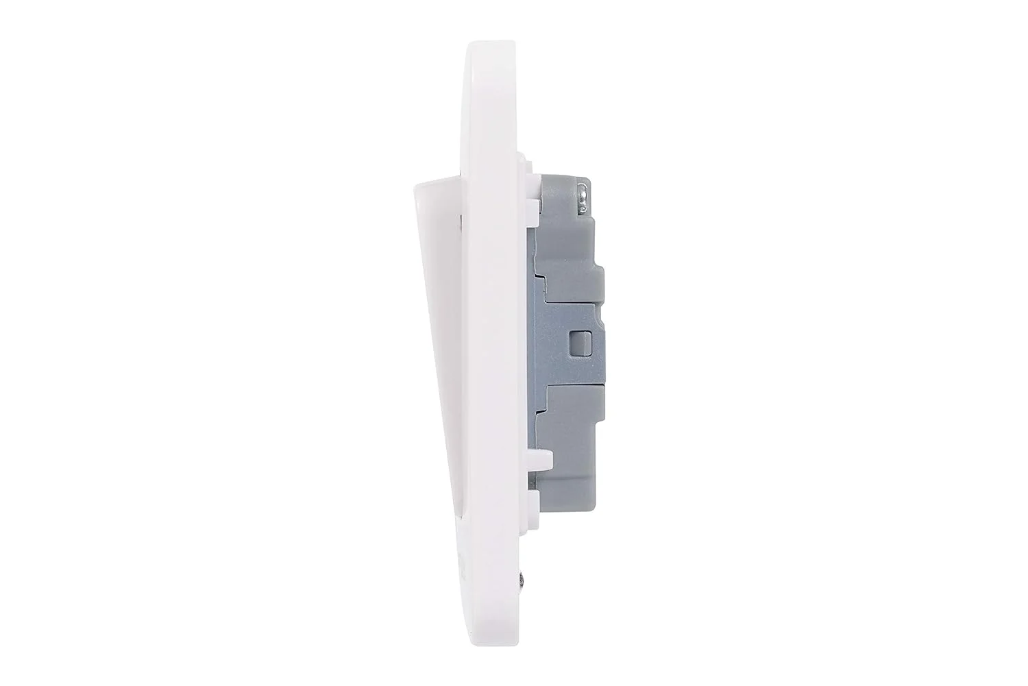 کلید دو پل Schneider Electric Lisse، سری Lisse - کلید راکر پهن - دو پل دو طرفه - 10AX - سفید، GGBL1022WS
