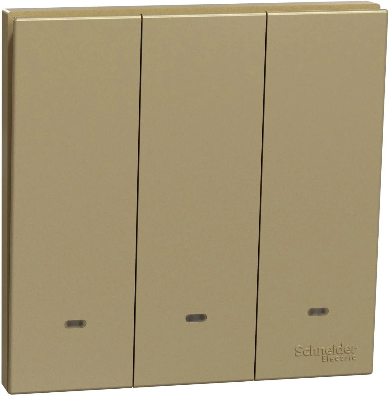 کلید سه پل دو طرفه اشنایدر الکتریک AvatarOn C، 16AX 250V، طلایی شرابی، E8733L2F_WG