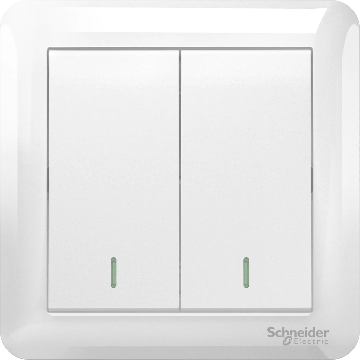 کلید دو پل یک طرفه 10 آمپر 250 ولت اشنایدر الکتریک، سفید - A3G32B1A_WE_G11