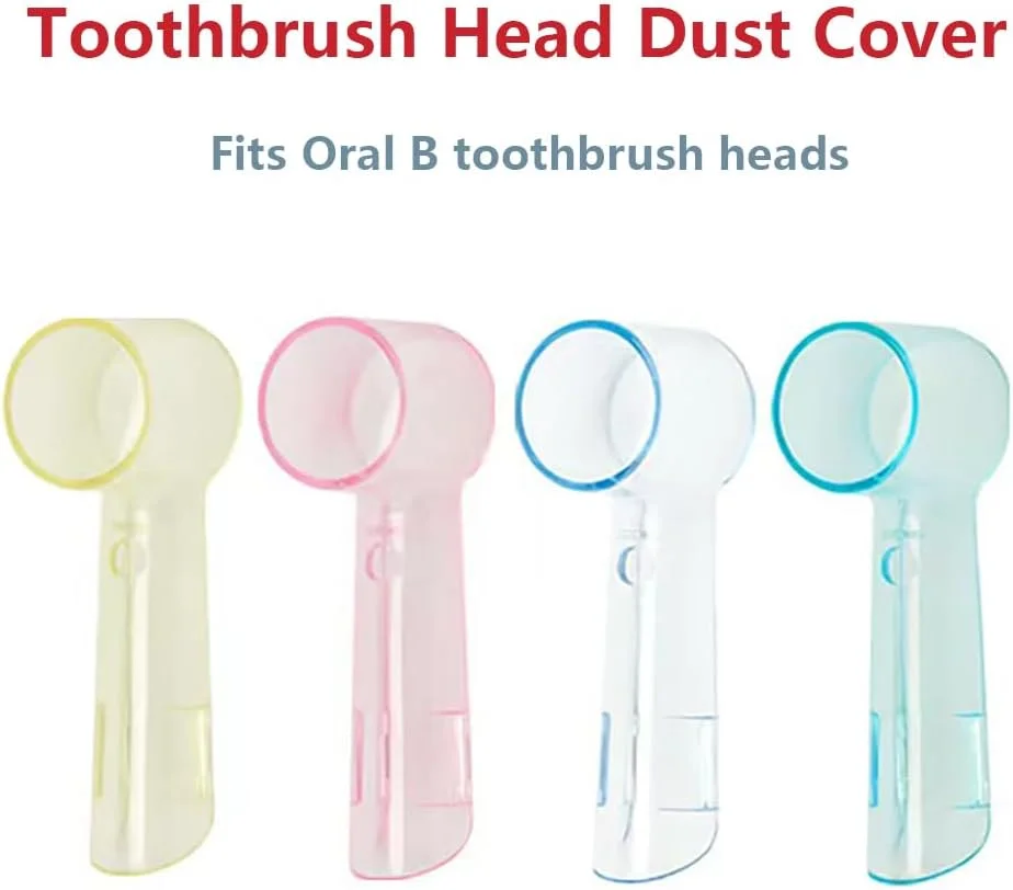جعبه مسافرتی مسواک SULUNZEGER برای مسواک های برقی Oral B، بسته 2 عددی جعبه مسواک قابل حمل با 4 عدد روکش سر مسواک قابل استفاده مجدد سازگار با سر مسواک Oral-B (صورتی)