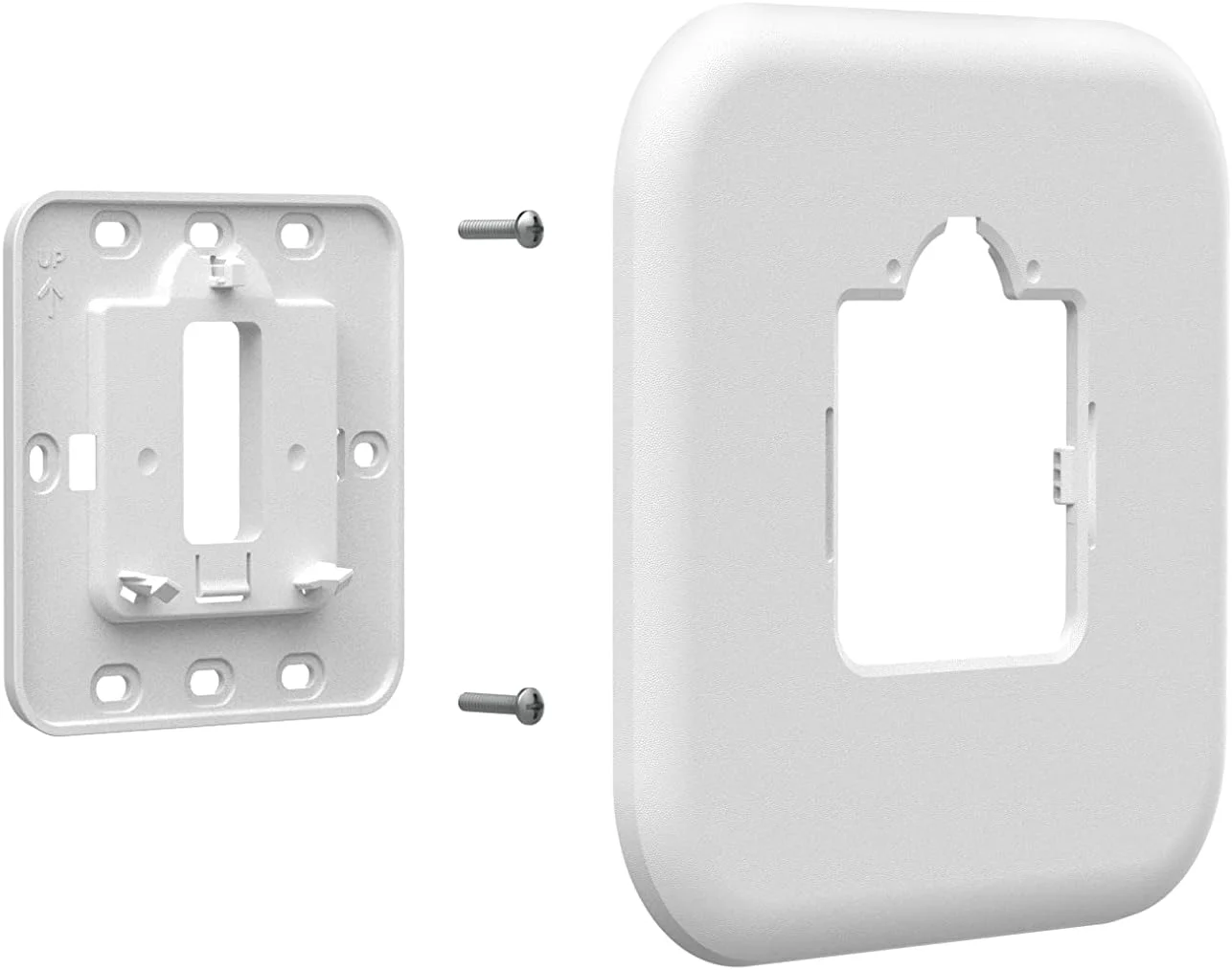 صفحه پوشش بزرگ و آداپتور جعبه برق Honeywell Home برای ترموستات های سری T (THP2400A1080)، سفید