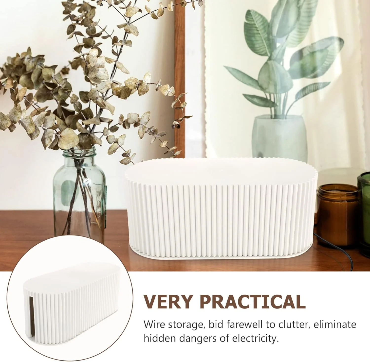 جعبه مدیریت کابل STOBOK، جعبه کابل دفع حرارت، جعبه ذخیره سازی کابل رومیزی، جعبه سازمان دهنده کابل، لوازم مدیریت سیم برق، سفید جعبه مدیریت کابل STOBOK، جعبه کابل دفع حرارت، جعبه ذخیره سازی کابل رومیزی، جعبه سازمان دهنده کابل، لوازم مدیریت سیم برق، سفید