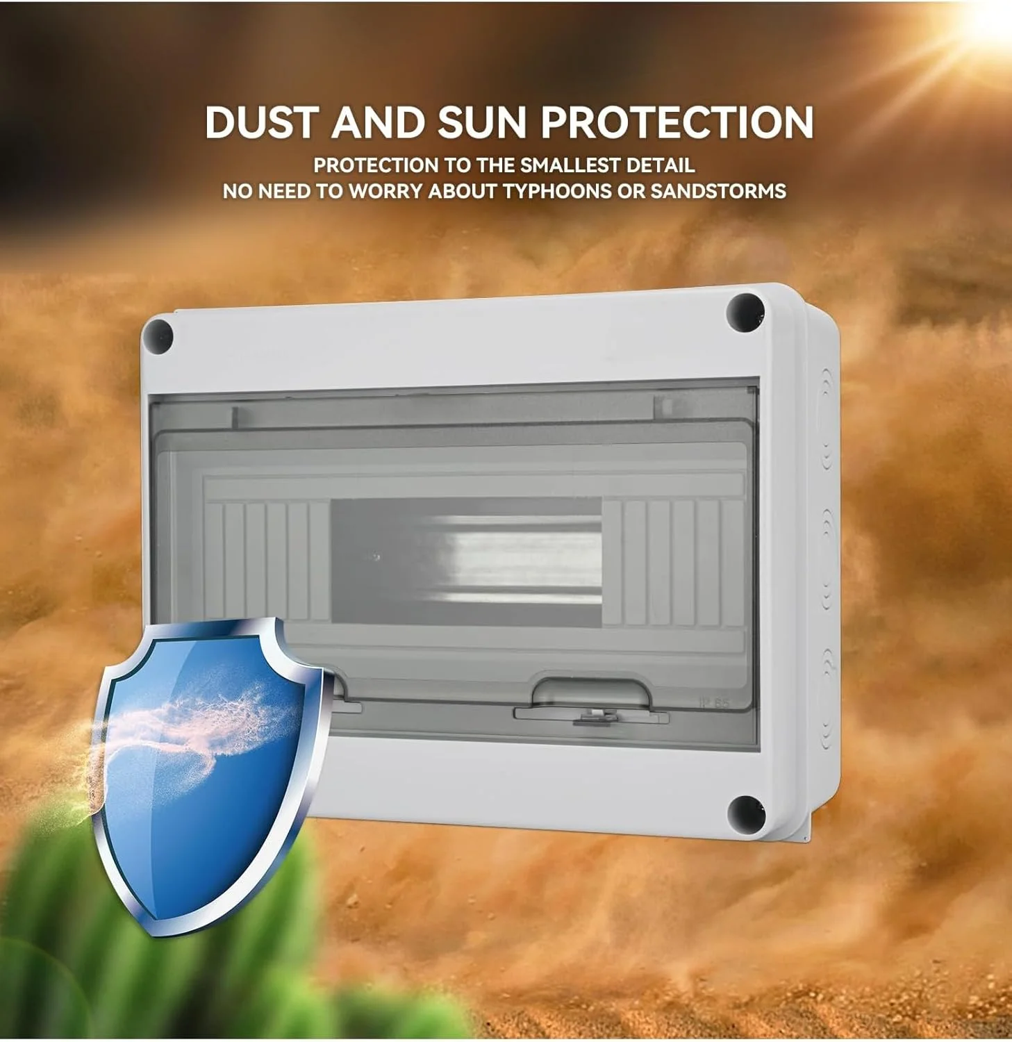 جعبه مینیاتوری 12 راهه KASTWAVE، پنل توزیع MCB ضد آب IP65 برای استفاده در داخل و خارج از منزل با ریل DIN جعبه مینیاتوری 12 راهه KASTWAVE، پنل توزیع MCB ضد آب IP65 برای استفاده در داخل و خارج از منزل با ریل DIN