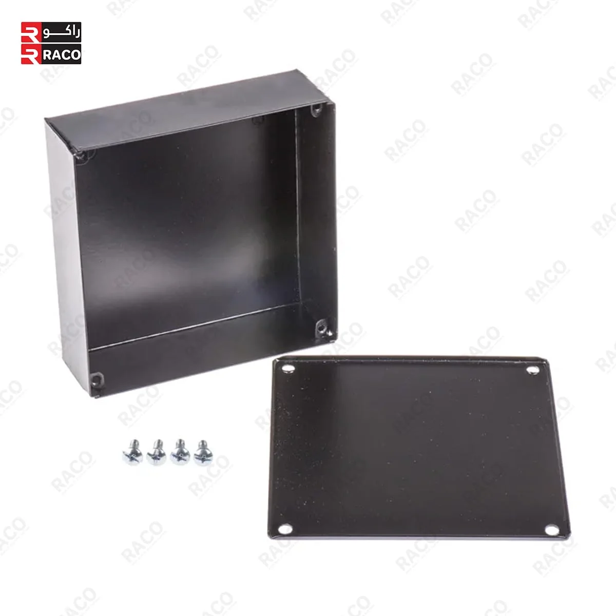 جعبه اتصال برق RACO، جعبه پروژه محفظه پلاستیکی ABS با براکت دیواری کاربرد گسترده (6X6X3) جعبه اتصال برق RACO، جعبه پروژه محفظه پلاستیکی ABS با براکت دیواری کاربرد گسترده (6X6X3)