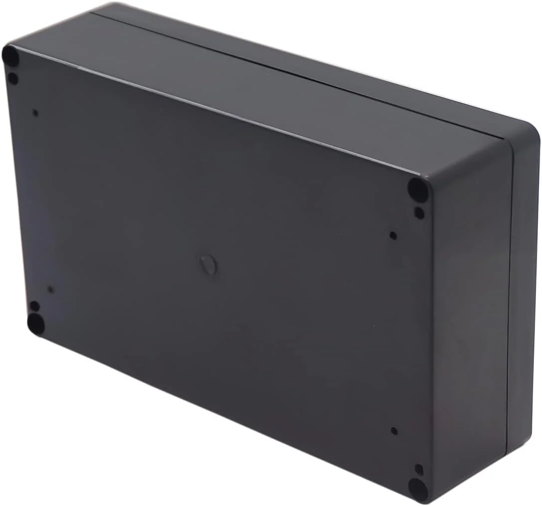 جعبه پروژه Otdorpatio IP65 ضد آب، جعبه اتصال پلاستیکی ABS مشکی، جعبه های الکتریکی DIY، محفظه برق پروژه الکترونیکی 200x120x56 میلی متر (7.87x4.72x2.2 اینچ) جعبه پروژه Otdorpatio IP65 ضد آب، جعبه اتصال پلاستیکی ABS مشکی، جعبه های الکتریکی DIY، محفظه برق پروژه الکترونیکی 200x120x56 میلی متر (7.87x4.72x2.2 اینچ)