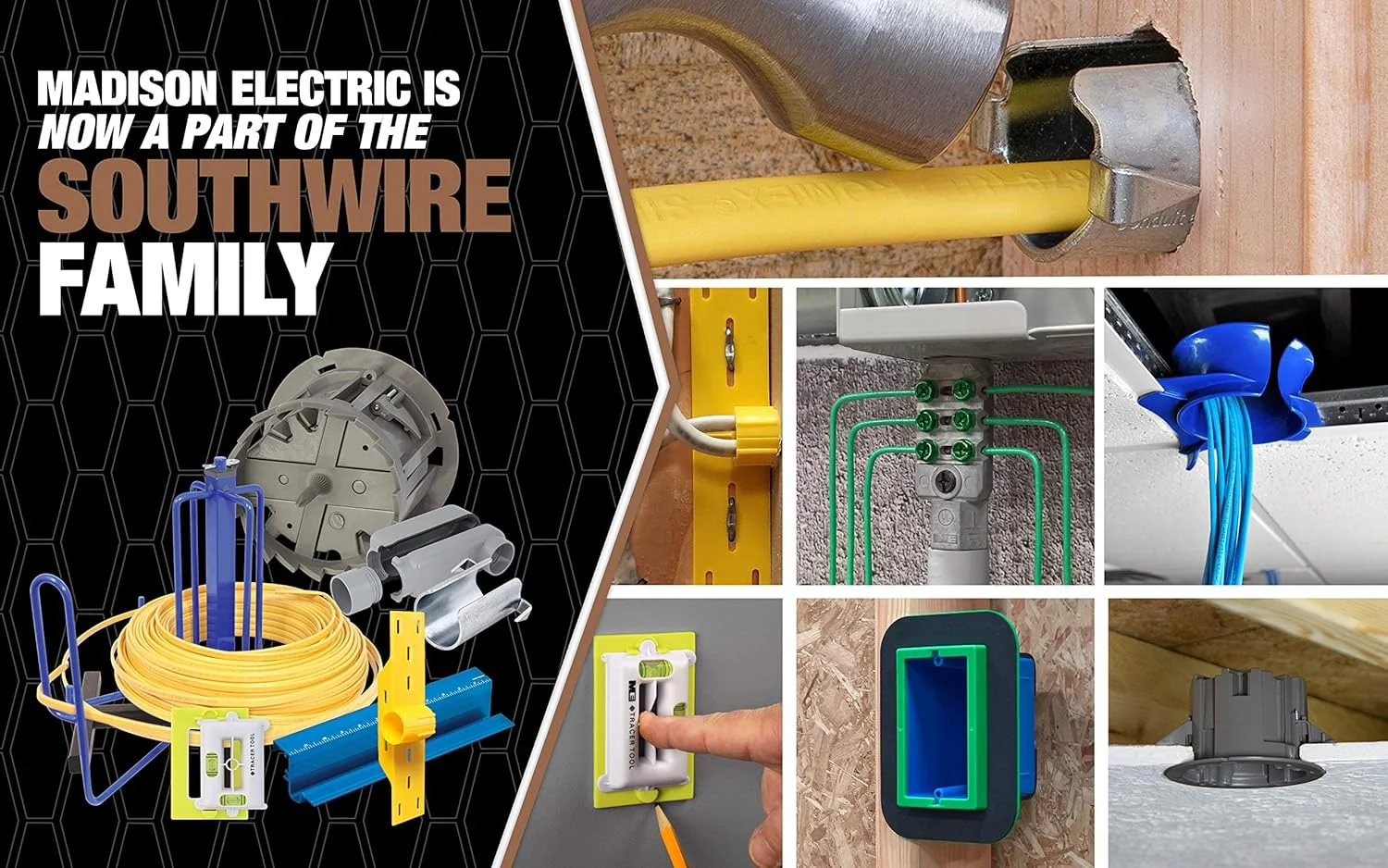 جعبه سه گانه Southwire Madison Electric Products MSB3G با قابلیت تنظیم عمق، سنگین 42 پوند