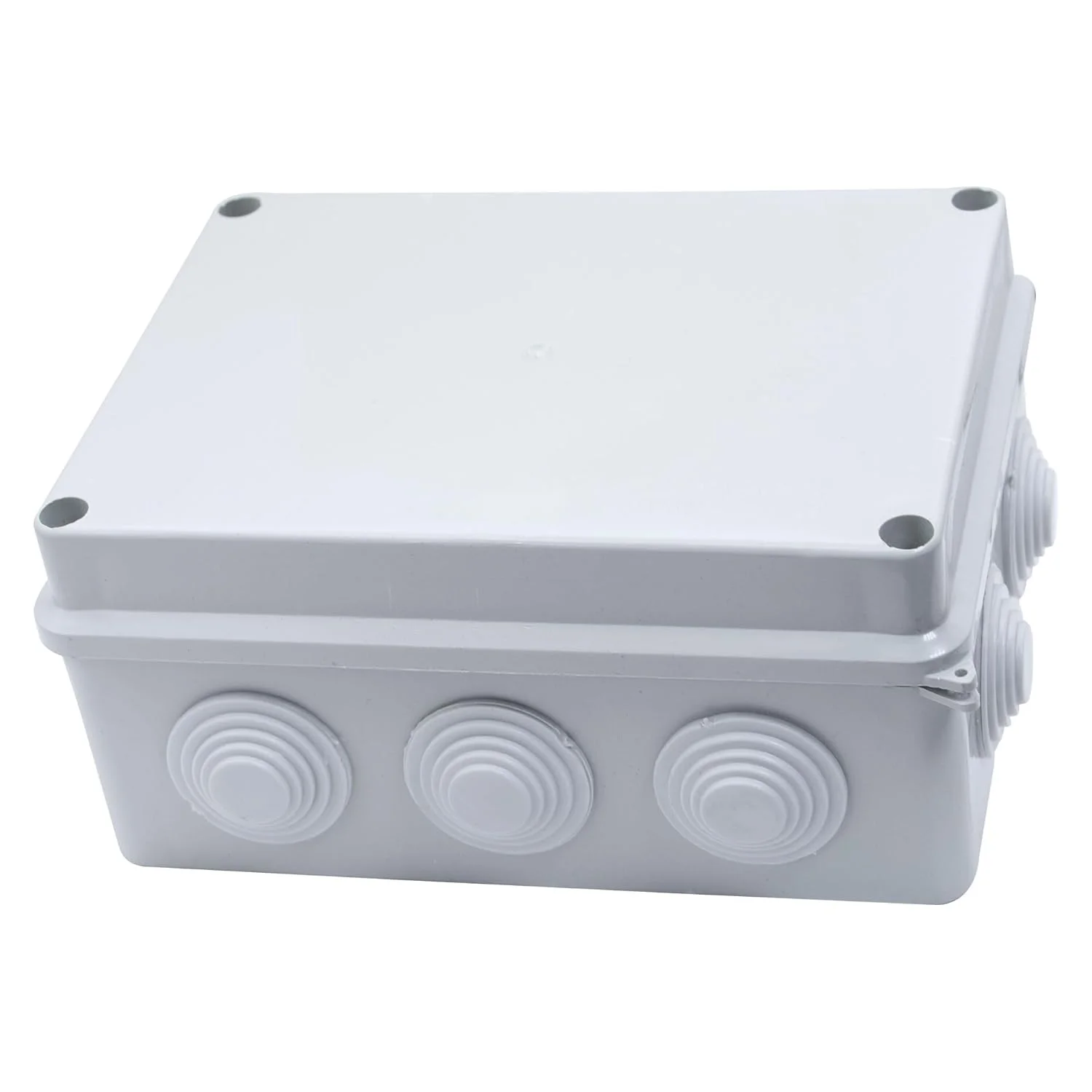 جعبه تقسیم برق پلاستیکی ABS دوراول IP65 ضد آب و ضد گرد و غبار محفظه الکتریکی سفید (150X110X70 MM)