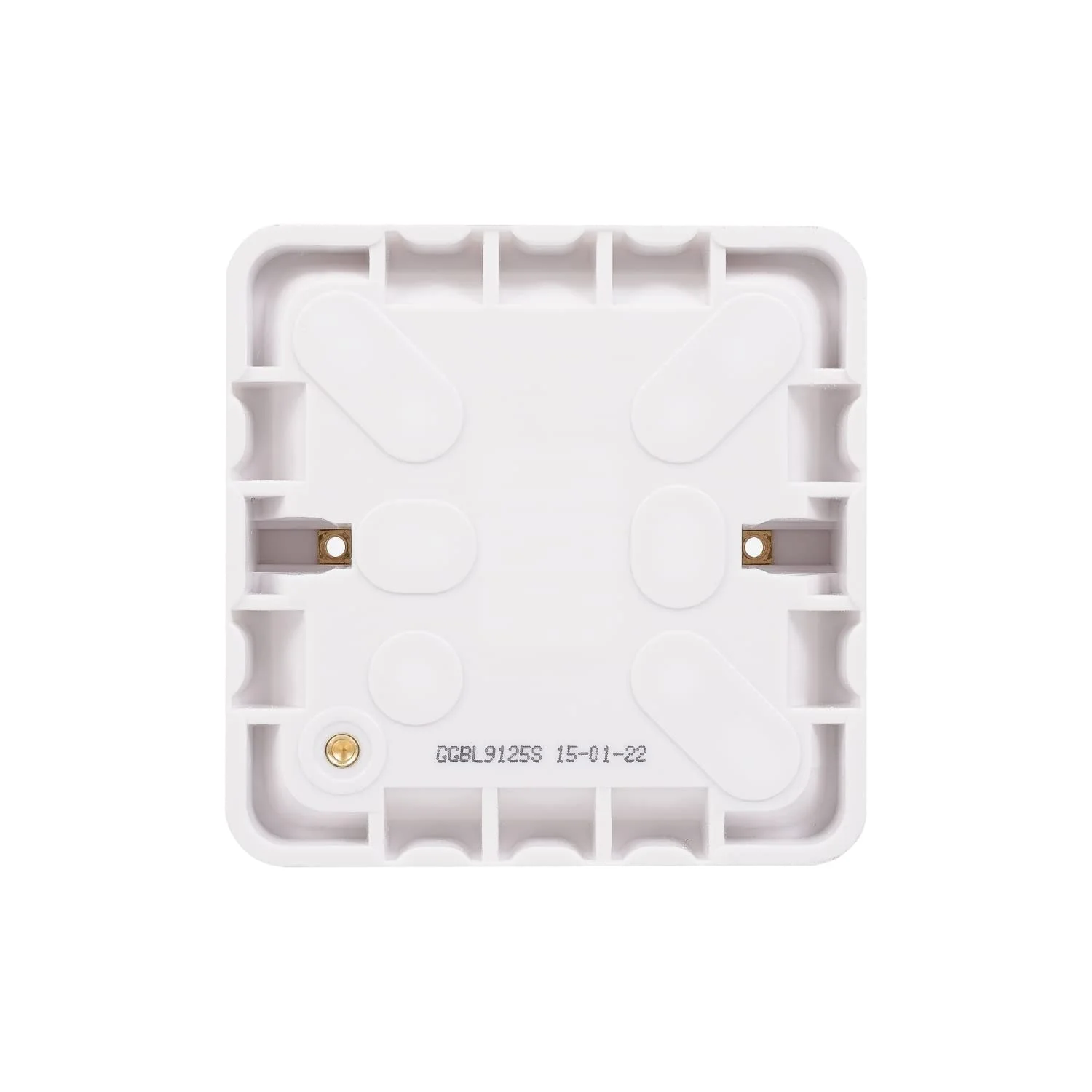 جعبه روکار تک خانه اشنایدر الکتریک مدل Lisse White، عمق 25 میلی متر، GGBL9125S، سفید