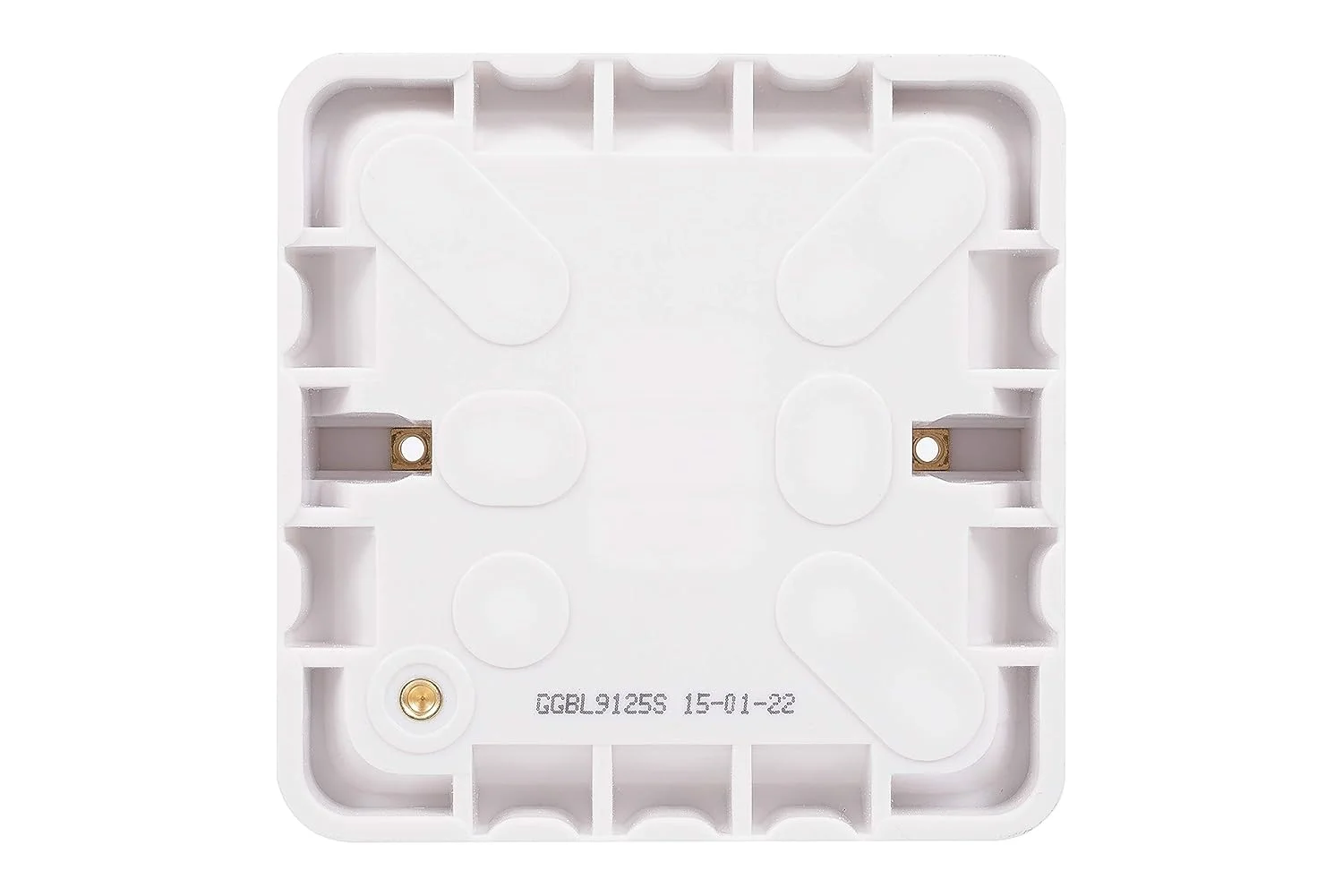 جعبه روکار تک خانه اشنایدر الکتریک مدل Lisse White، عمق 25 میلی متر، GGBL9125S، سفید