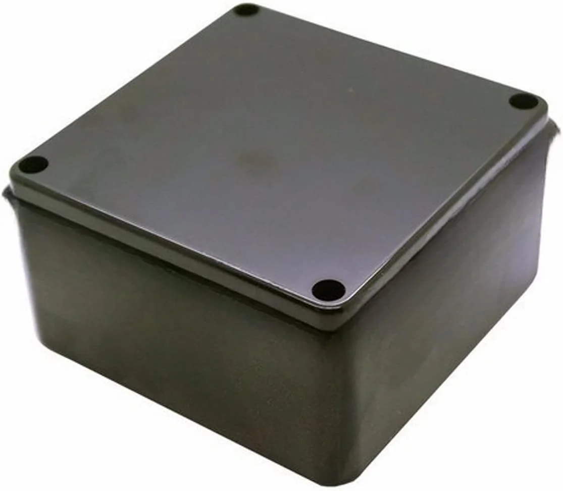 جعبه تقسیم برق PVC بیلا™ برای مصارف چند منظوره الکتریکی - مشکی 10x10x7.5 سانتی متر