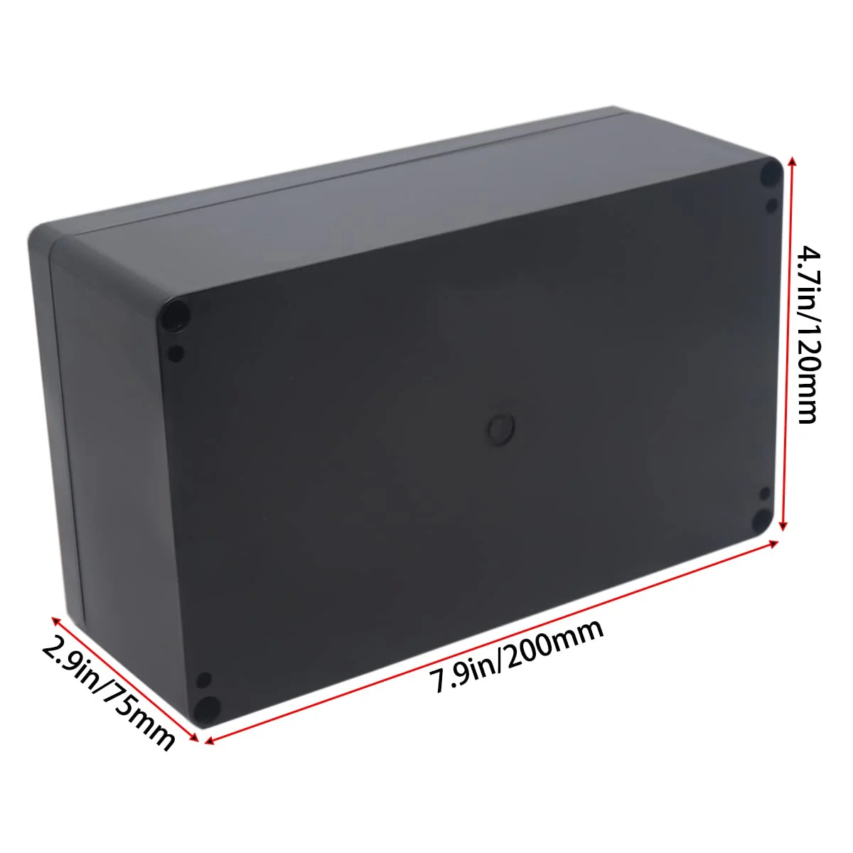 جعبه اتصال ضد آب YETLEBOX، جعبه پروژه ضد آب IP67، محفظه الکترونیکی پلاستیکی ABS بادوام برای پروژه های الکتریکی DIY مشکی 200 x 120 x 75 میلی متر (7.87" x 4.72" x 2.95") جعبه اتصال ضد آب YETLEBOX، جعبه پروژه ضد آب IP67، محفظه الکترونیکی پلاستیکی ABS بادوام برای پروژه های الکتریکی DIY مشکی 200 x 120 x 75 میلی متر (7.87" x 4.72" x 2.95")