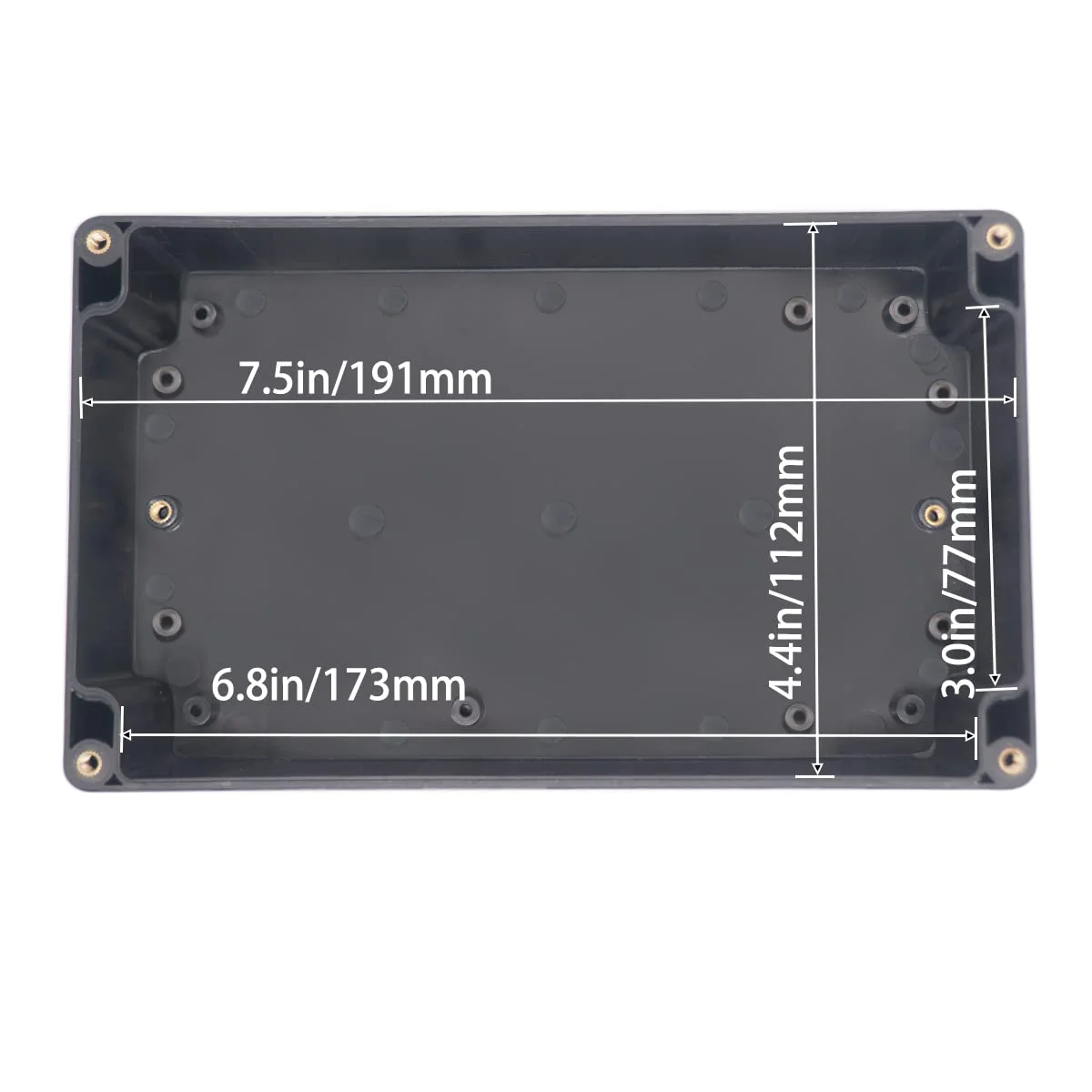 جعبه اتصال ضد آب YETLEBOX، جعبه پروژه ضد آب IP67، محفظه الکترونیکی پلاستیکی ABS بادوام برای پروژه های الکتریکی DIY مشکی 200 x 120 x 75 میلی متر (7.87" x 4.72" x 2.95") جعبه اتصال ضد آب YETLEBOX، جعبه پروژه ضد آب IP67، محفظه الکترونیکی پلاستیکی ABS بادوام برای پروژه های الکتریکی DIY مشکی 200 x 120 x 75 میلی متر (7.87" x 4.72" x 2.95")