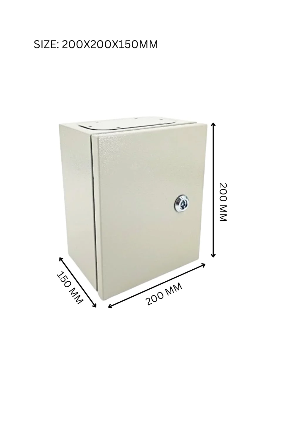 جعبه فلزی محفظه نصب دیواری قابل انطباق گالوانیزه ساده الکترونیکی IP65 جعبه اتصال پروژه برای مصارف تجاری و صنعتی - KYLAQ (200X200X150) جعبه فلزی محفظه نصب دیواری قابل انطباق گالوانیزه ساده الکترونیکی IP65 جعبه اتصال پروژه برای مصارف تجاری و صنعتی - KYLAQ (200X200X150)