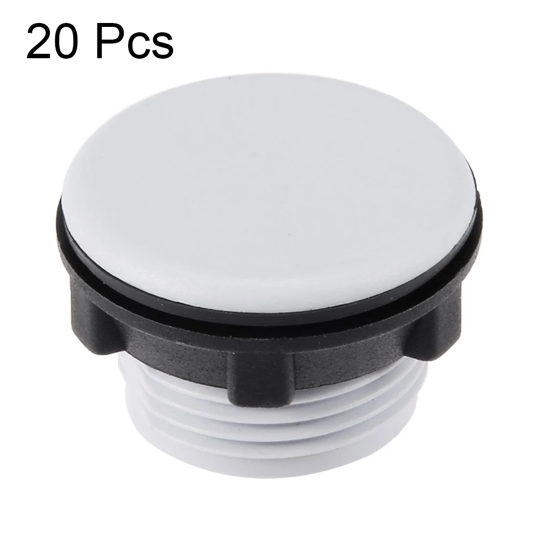 uxcell 20 عدد پلاگ پنل سوراخ دکمه فشاری پلاستیکی خاکستری 22 میلی متری uxcell 20 عدد پلاگ پنل سوراخ دکمه فشاری پلاستیکی خاکستری 22 میلی متری