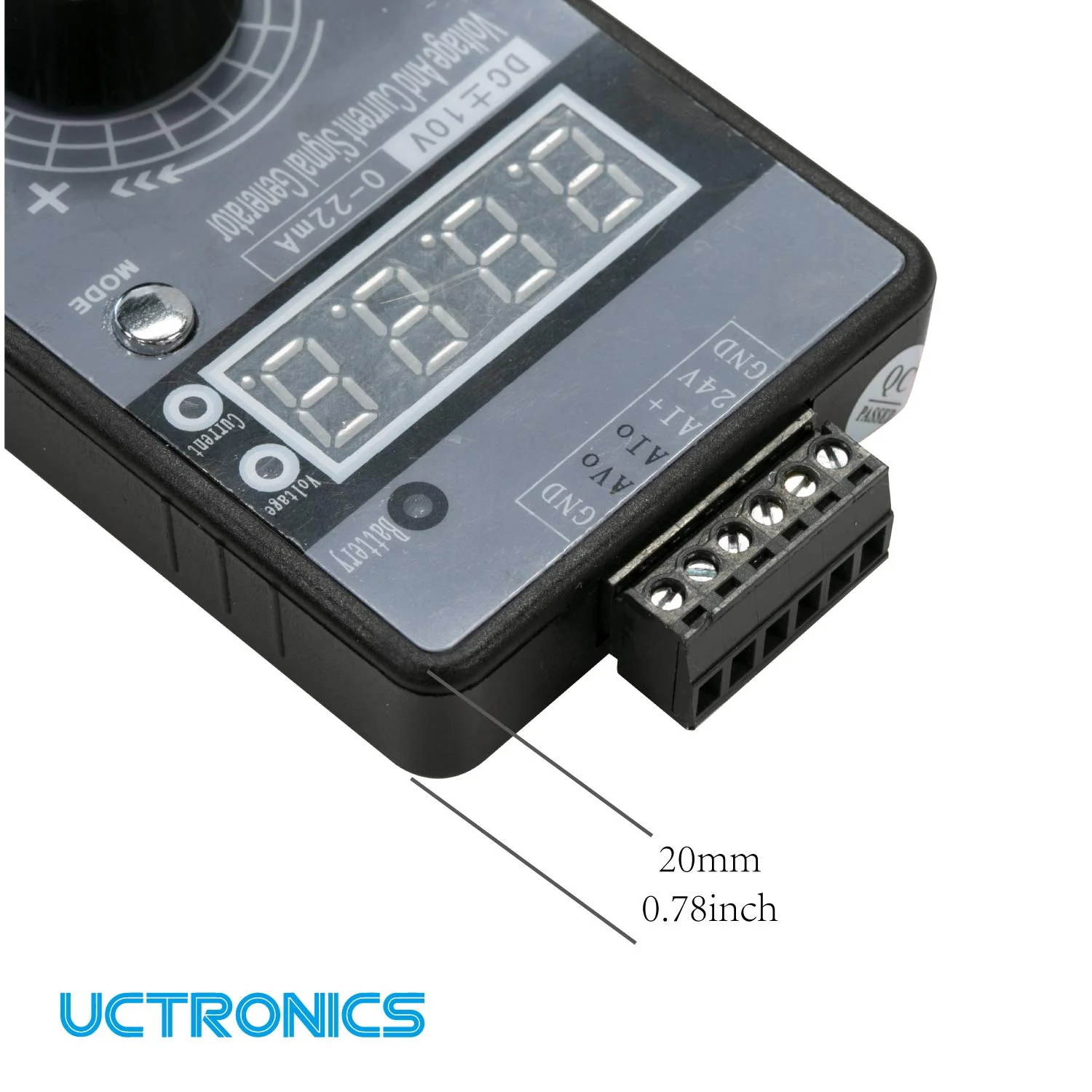 ژنراتور سیگنال جریان ولتاژ UCTRONICS DC ±10V 0/4-20mA، شبیه ساز آنالوگ رابط منبع تغذیه USB برای PLC و اشکال زدایی پنل، تست دستگاه، مبدل فرکانس، شیر جریان ژنراتور سیگنال جریان ولتاژ UCTRONICS DC ±10V 0/4-20mA، شبیه ساز آنالوگ رابط منبع تغذیه USB برای PLC و اشکال زدایی پنل، تست دستگاه، مبدل فرکانس، شیر جریان
