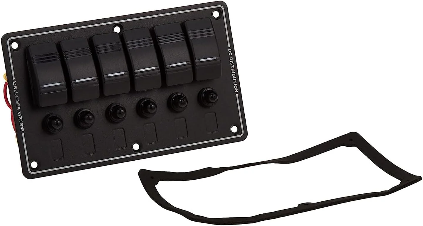 پنل H2O 12VDC CLB 6POS BLK V از Blue Sea Systems