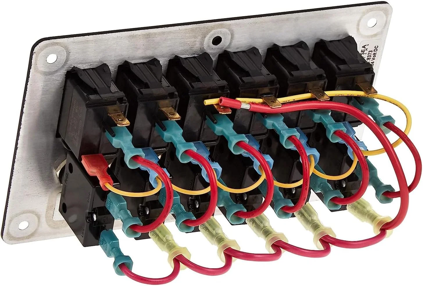 پنل H2O 12VDC CLB 6POS BLK V از Blue Sea Systems