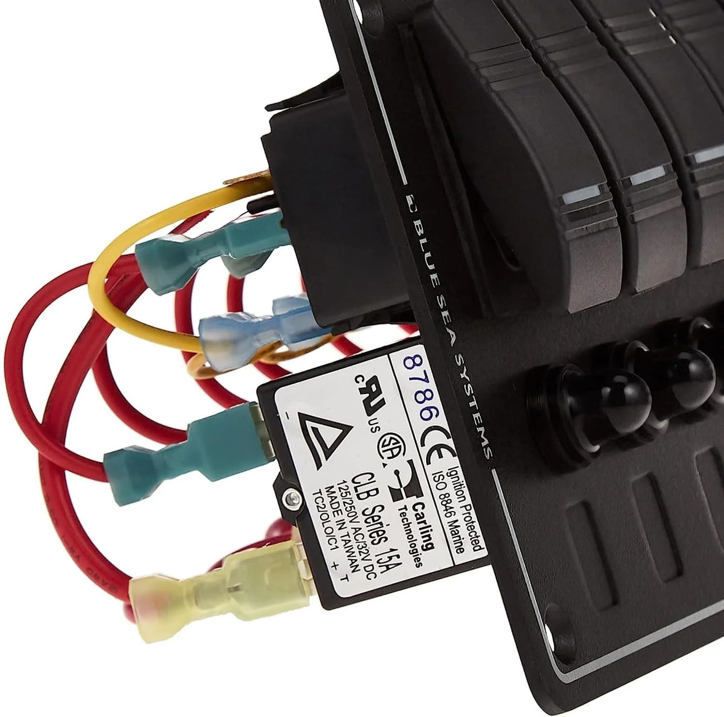 پنل H2O 12VDC CLB 6POS BLK V از Blue Sea Systems