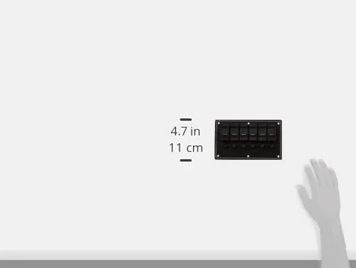 پنل H2O 12VDC CLB 6POS BLK V از Blue Sea Systems