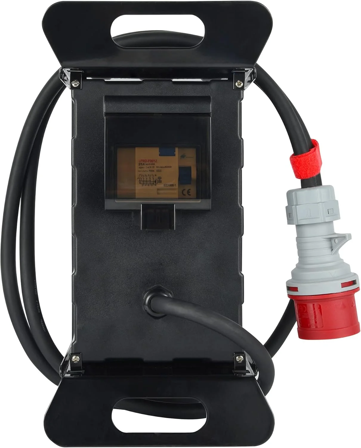 تابلو برق ساختمانی Electraline 60428 با کلید ایمنی RCD 30mA، 4 پریز شوکو + 2 پریز صنعتی EEC، کابل 2 متری H07RN-F 5G2.5 mm² IP44 تابلو برق ساختمانی Electraline 60428 با کلید ایمنی RCD 30mA، 4 پریز شوکو + 2 پریز صنعتی EEC، کابل 2 متری H07RN-F 5G2.5 mm² IP44
