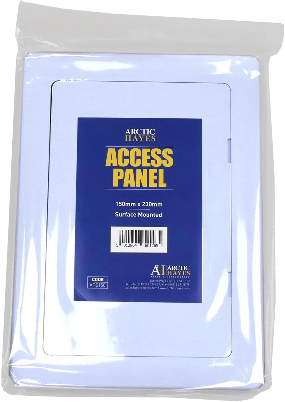دریچه دسترسی روکار Arctic Hayes، طول 150 میلی متر × ارتفاع 230 میلی متر، سفید دریچه دسترسی روکار Arctic Hayes، طول 150 میلی متر × ارتفاع 230 میلی متر، سفید