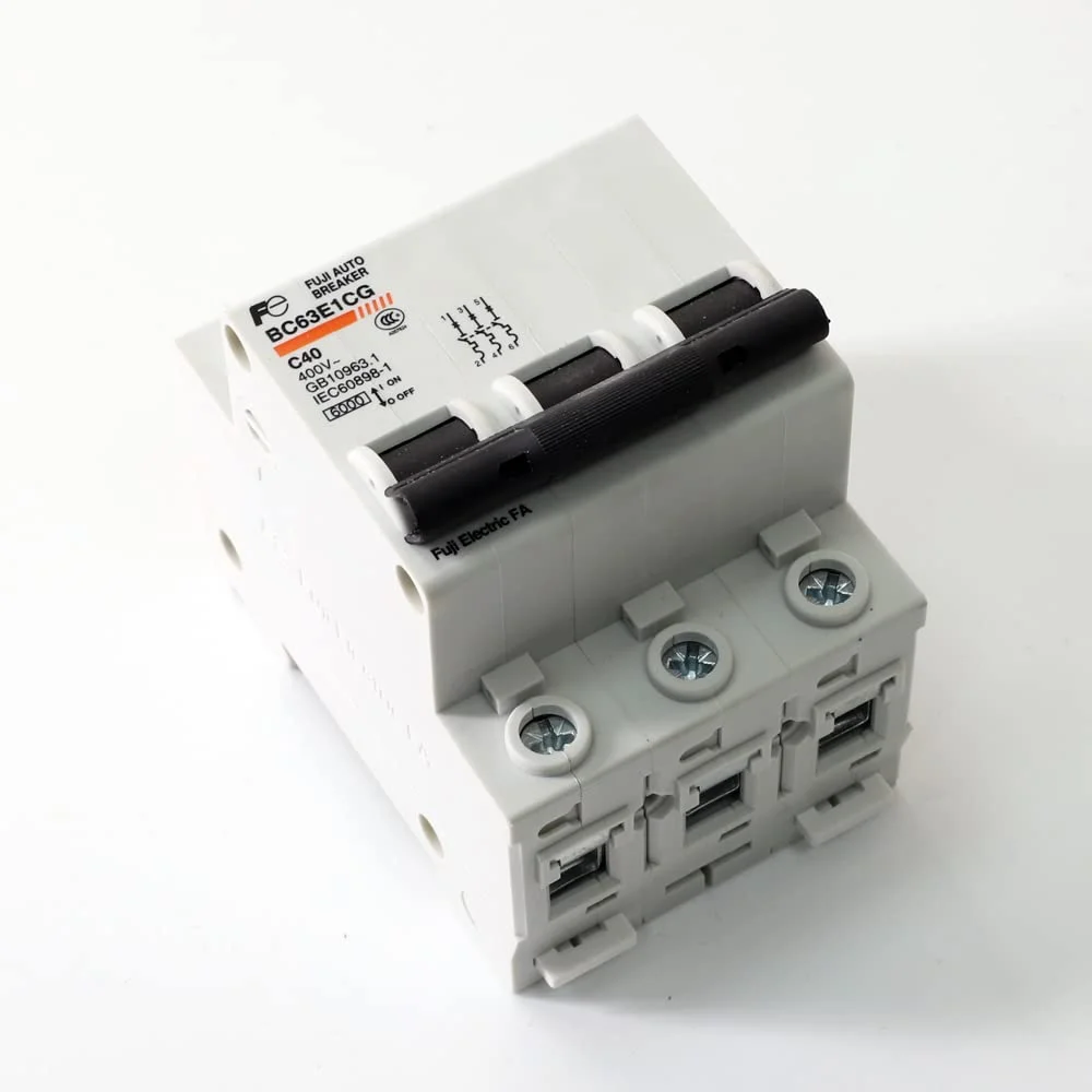 فیوز مینیاتوری الیتکو فوجی الکتریک (6kA)، 40 آمپر، 230/400 ولت AC 50/60 هرتز، 3 پل، عرض 54 میلی متر، ساخت ژاپن | 1 سال گارانتی (40 آمپر) فیوز مینیاتوری الیتکو فوجی الکتریک (6kA)، 40 آمپر، 230/400 ولت AC 50/60 هرتز، 3 پل، عرض 54 میلی متر، ساخت ژاپن | 1 سال گارانتی (40 آمپر)