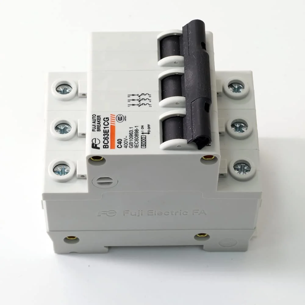 فیوز مینیاتوری الیتکو فوجی الکتریک (6kA)، 40 آمپر، 230/400 ولت AC 50/60 هرتز، 3 پل، عرض 54 میلی متر، ساخت ژاپن | 1 سال گارانتی (40 آمپر) فیوز مینیاتوری الیتکو فوجی الکتریک (6kA)، 40 آمپر، 230/400 ولت AC 50/60 هرتز، 3 پل، عرض 54 میلی متر، ساخت ژاپن | 1 سال گارانتی (40 آمپر)