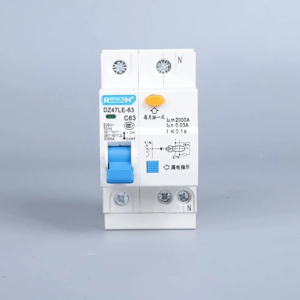 AETOOL - کلید محافظ نشتی جریان با عملکرد جریان باقیمانده DZ47LE RCBO RCCB MCB RCD 16А 20А 25A 32A 40A 50A (1) AETOOL - کلید محافظ نشتی جریان با عملکرد جریان باقیمانده DZ47LE RCBO RCCB MCB RCD 16А 20А 25A 32A 40A 50A (1)