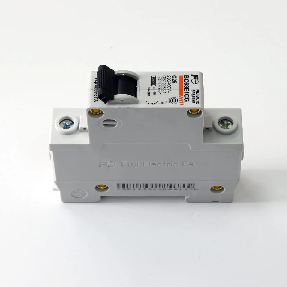 فیوز مینیاتوری الیتکو فوجی الکتریک (6kA)، 230/400 ولت AC 50/60 هرتز، تک پل، عرض 18 میلی متر، 32 آمپر، ساخت ژاپن | 1 سال گارانتی