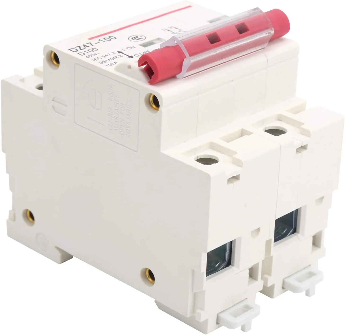 مینی کلید مدار، DZ47-100 2P D80~100A کلید مدار قابل بازیافت نوع D سازگار با محیط زیست برای محافظت از نشت خانگی محافظ های نشتی زمین